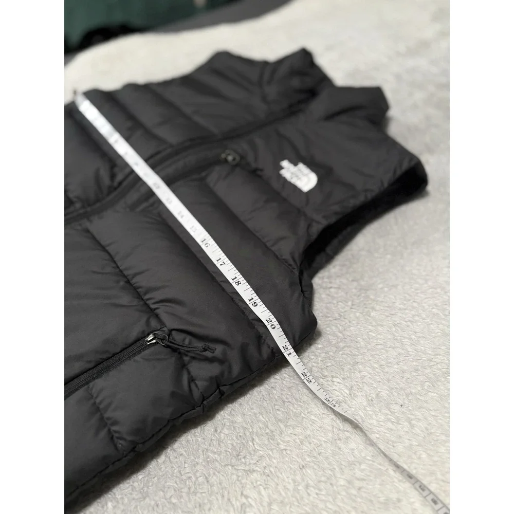The North Face 550 Down‎ Vest Men's S Black Puffer Jacket Full Zip Outdoor